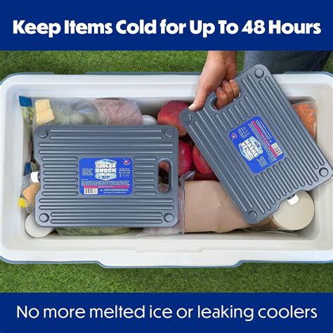 Cooler Shock Paquetes De Hielo Para Enfriador Reutilizables De Larga