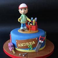 Handy Manny Decorated Cake By Maria Letizia Bruno Cakesdecor