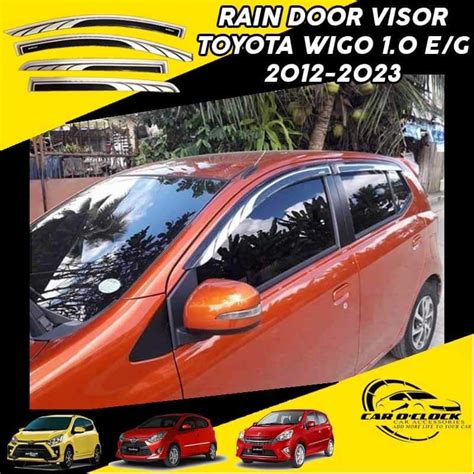 Toyota Wigo Rain Visor Tone Shopee Philippines