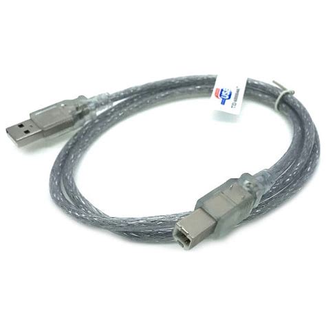 Kentek 3 Feet FT Clear USB Cable Cord For FUJITSU SCANSNAP SCANNER S500 S500M S510 S510M