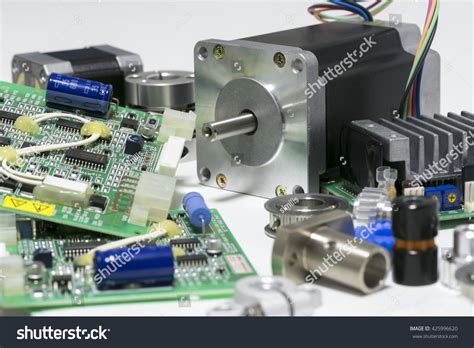 Close Stepping Motor Driver Stock Photo Edit Now 425996620