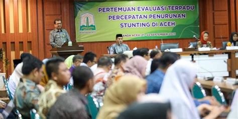 Pj Gubernur Buka Pertemuan Evaluasi Percepatan Penurunan Stunting Di