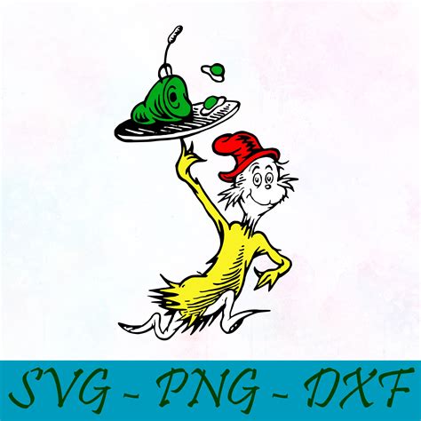 Green Eggs And Ham Svg Png Dxf Cat In The Hat Svg Png Dxf Cricut Dr