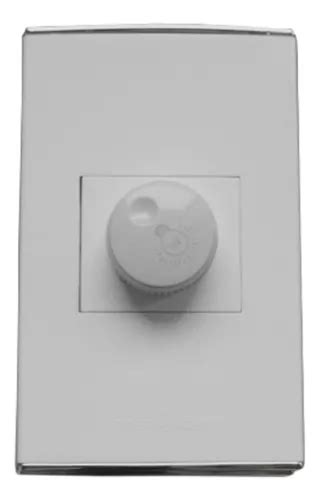 Interruptor Dimmer Sencillo Blanco Mercury Mercadolibre