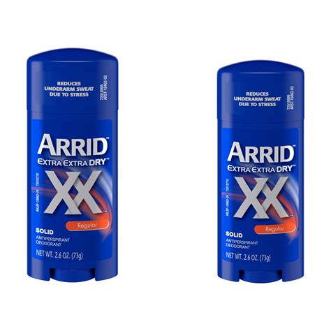 Arrid Xx Dry Twin Pack Anti Perspirant Deodorant Solid Regular 26 Oz