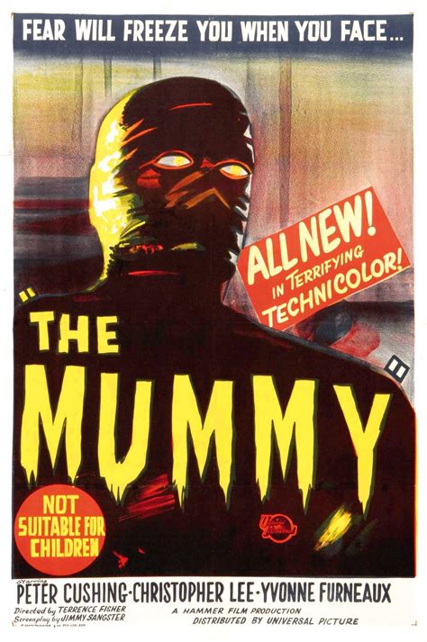 The Mummy 1959 Classic Horror Movies Posters Horror Movie Posters