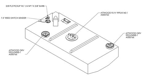 Gallon Epa Redi Tank Permanent Below Deck Fuel Tank Belly