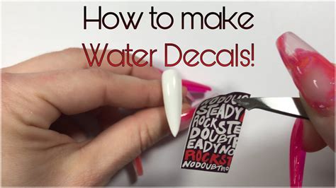 Diy Nail Stickers Tutorial - How To Diy Nail Stickers Nail Decals ...