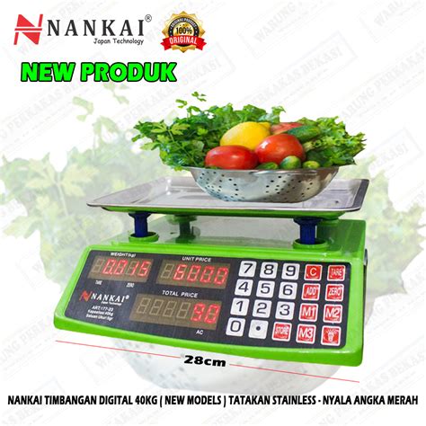 Jual MODEL BARU TIMBANGAN DIGITAL 40 KG NANKAI TIMBANGAN DUDUK 40KG