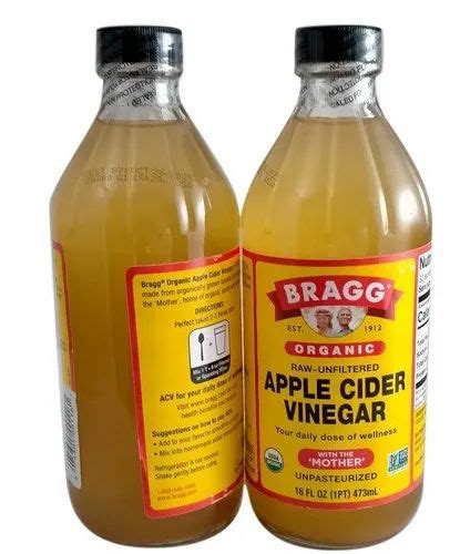 Bragg Organic Apple Cider Vinegar Bottles Packaging Size Ml At