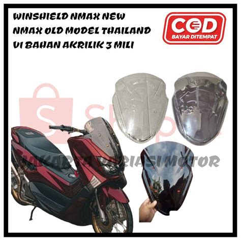 Jual Windshield Model Thailand V1 Yamaha Nmax Old Nmax New Bahan