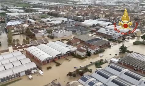 Maltempo Il Torrente Bagnolo Esonda A Prato