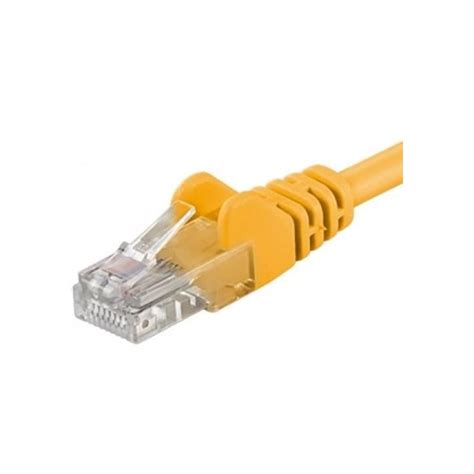 Cablu Patchcord UTP RJ45 RJ45 Categoria 6 5m Galben Cupru Integral