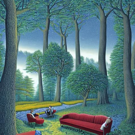 A Couch In The Forest By Rob Gonsalves Stable Diffusion Openart