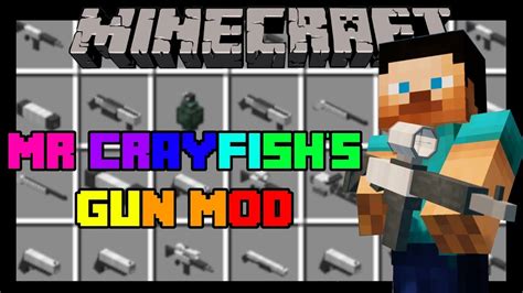 Minecraft Mrcrayfishs Gun Mod Highly Modular Guns Mod Showcase