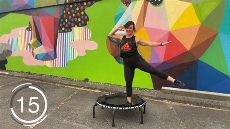 30 Min Mini Trampoline Workout Cardio Strength Youtube