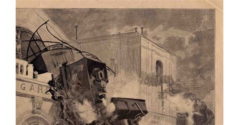 Imagerie Du Chemin De Fer Accident De La Gare Montparnasse 1895