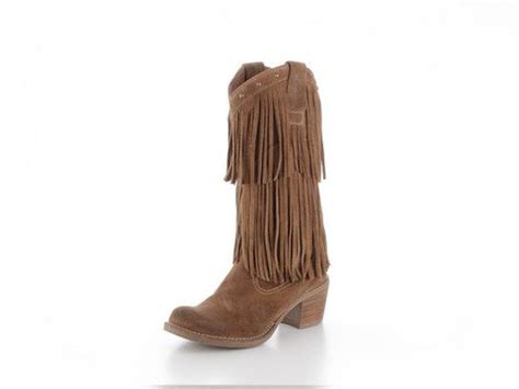 Venta Botas Altas Con Flecos En Stock