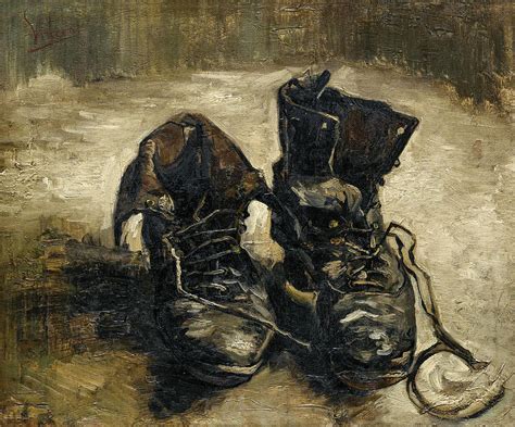 A Pair of Shoes by Vincent Van Gogh 1886 Painting by Vincent Van Gogh ...