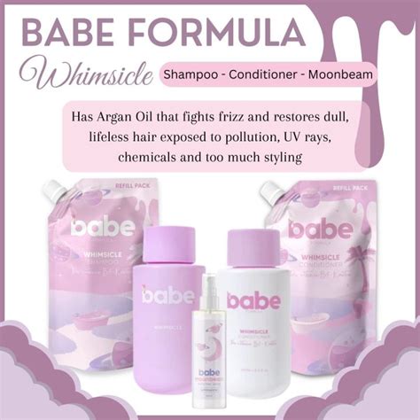 Original Babe Formula Whimsicle Collections Pro Vitamin B5 Keratin Lazada PH