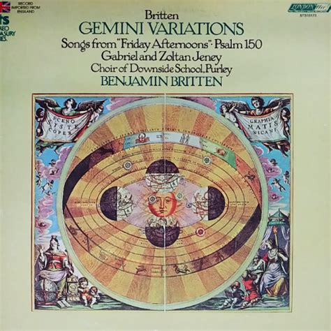 Britten Gemini Variations Songs Fromfriday Afternoons Psalm