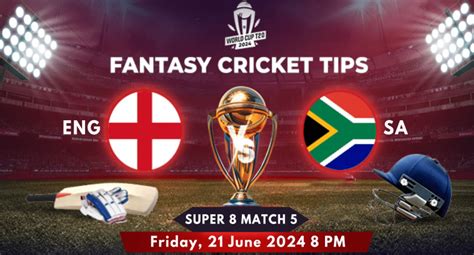 Eng Vs Sa Super 8 Match 5 T20 World Cup 2024 Predictions Pitch Report