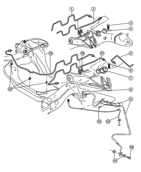 Visual Guide To The Brake Line System In A Dodge Dakota