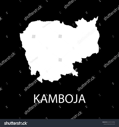 Kamboja Map Designs Vector Illustration Stock Vector (Royalty Free ...