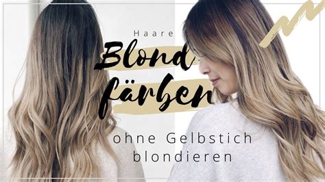 BALAYAGE Haare wie beim Friseur I BLOND selber färben I ohne Gelbstich