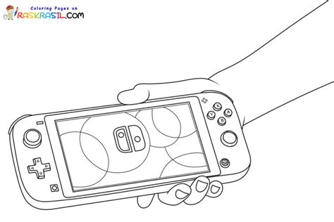 Nintendo Switch Coloring Pages