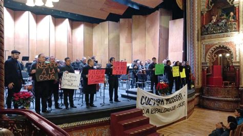 Protestan En Concierto M Sicos De La Osug Por Despido Del Director