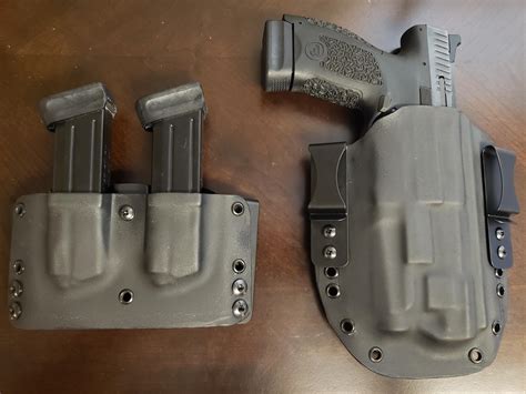 Homemade Kydex Mag Pouch And Holster For My Modified Cz P10c First Time R Ccw