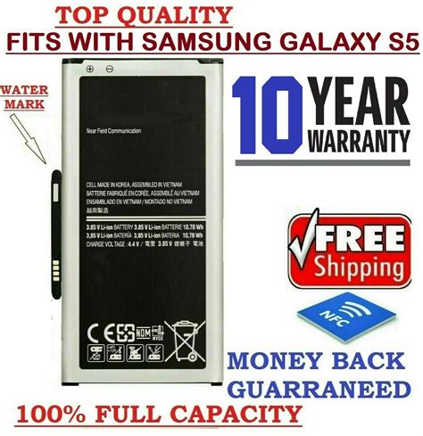 NEW Original OEM Samsung Galaxy S5 Battery 2800mAh EB BG900BBE For