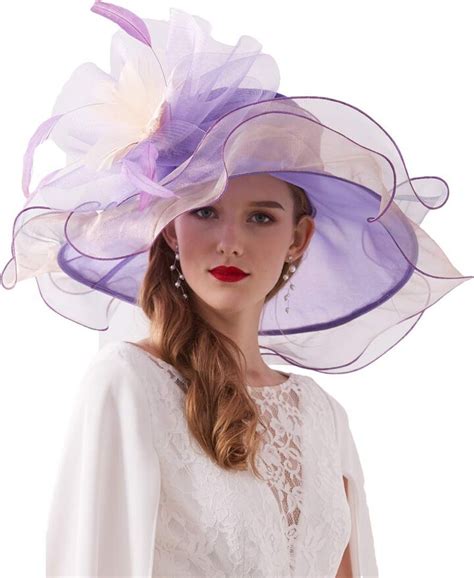 Go Mai Women Kentucky Derby Hat Organza Hats Two Wear Ways Shopstyle