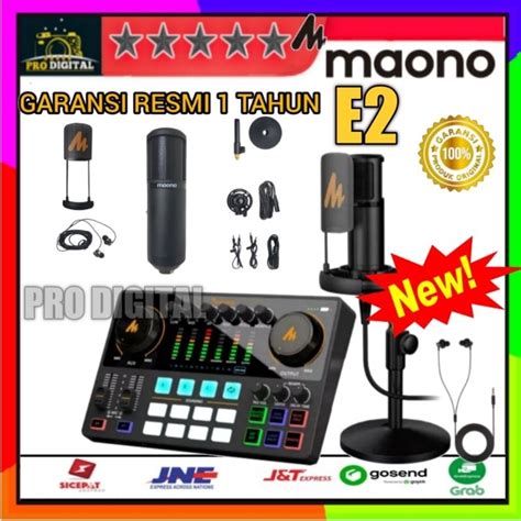 Jual MAONOCASTER E2 SINGLE MIC BUNDLE MAONO AME2A RECORDING LIVE