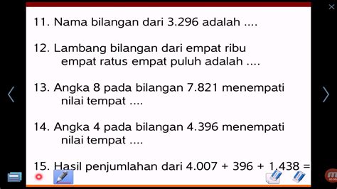 Contoh Soal Soal Matematika Nilai Tempat Kelas 3 Sd