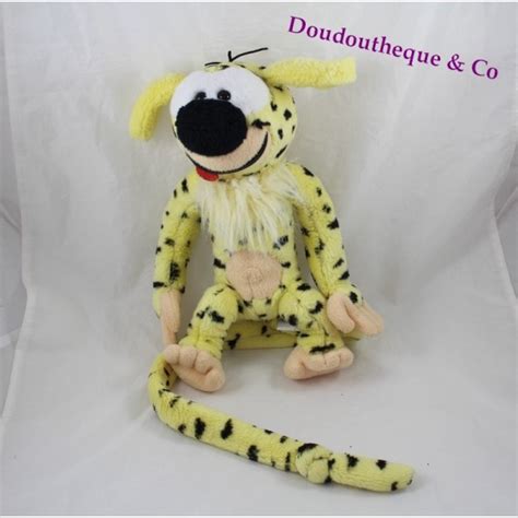 Peluche Marsupilami Ajena Nounours Jaune T Ches Noir Cm Sos Do