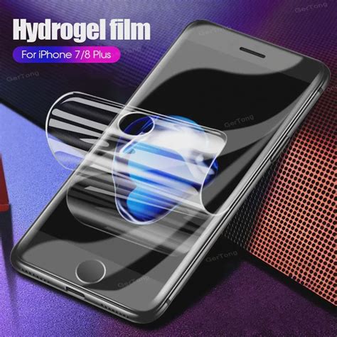 Película Hydrogel Frente E Verso iPhone 8 Plus Anti Impacto Cobre