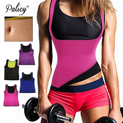 Palicy New Neoprene Female Sauna Vest Shapewear Xxxl Push Up Chest Slim