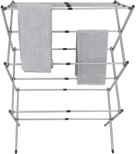 Addis Extendable Tier Indoor Clothes Drying Airer Rack Metallic