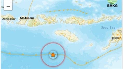 Gempa Terkini Di Barat Daya Wanokaka Nusa Tenggara Timur Hari Ini Cek