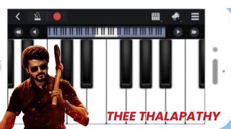 Thee Thalapathy Song Easy Piano Tutorial Thalapathy Vijay Thaman