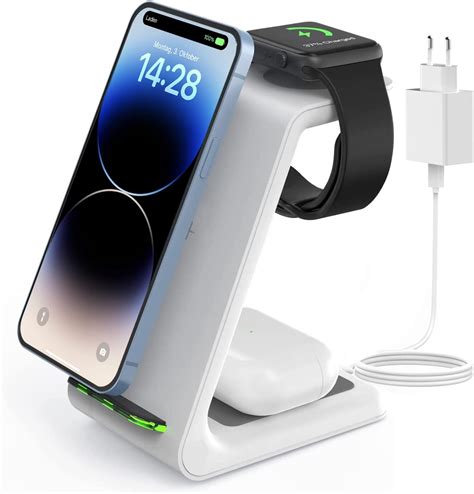 Kabelloses Laden Faltbar 3 In 1 Fast Wireless Charger Induktive