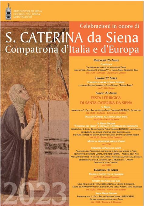 Celebrazioni Cateriniane Il Programma Di Oggi La Voce DelPalio