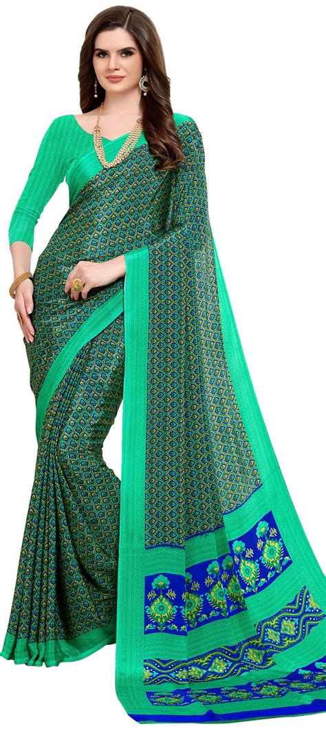 Traditional Multicolor Color Crepe Silk Silk Fabric Saree