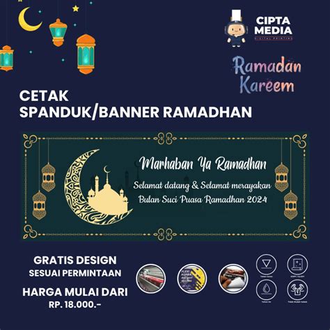 Jual Cetak Spandukbanner Marhaban Ya Ramadhan Shopee Indonesia