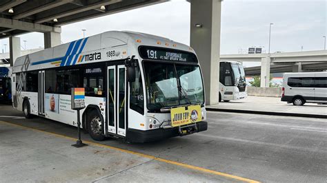 Marta On Board Gillig Brt Plus On Bus Route To