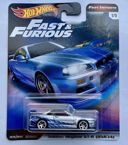Auto Hot Wheels Escala 1 64 Modelo Nissan Gt r R34 Cuotas sin interés