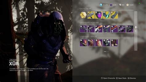 Psa Xur Has God Rolls Inventory And Location Of 03112022