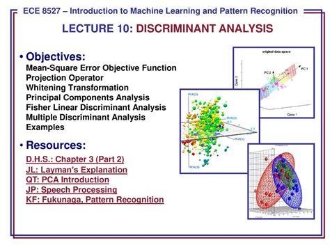 Lecture 10 Discriminant Analysis Ppt Download